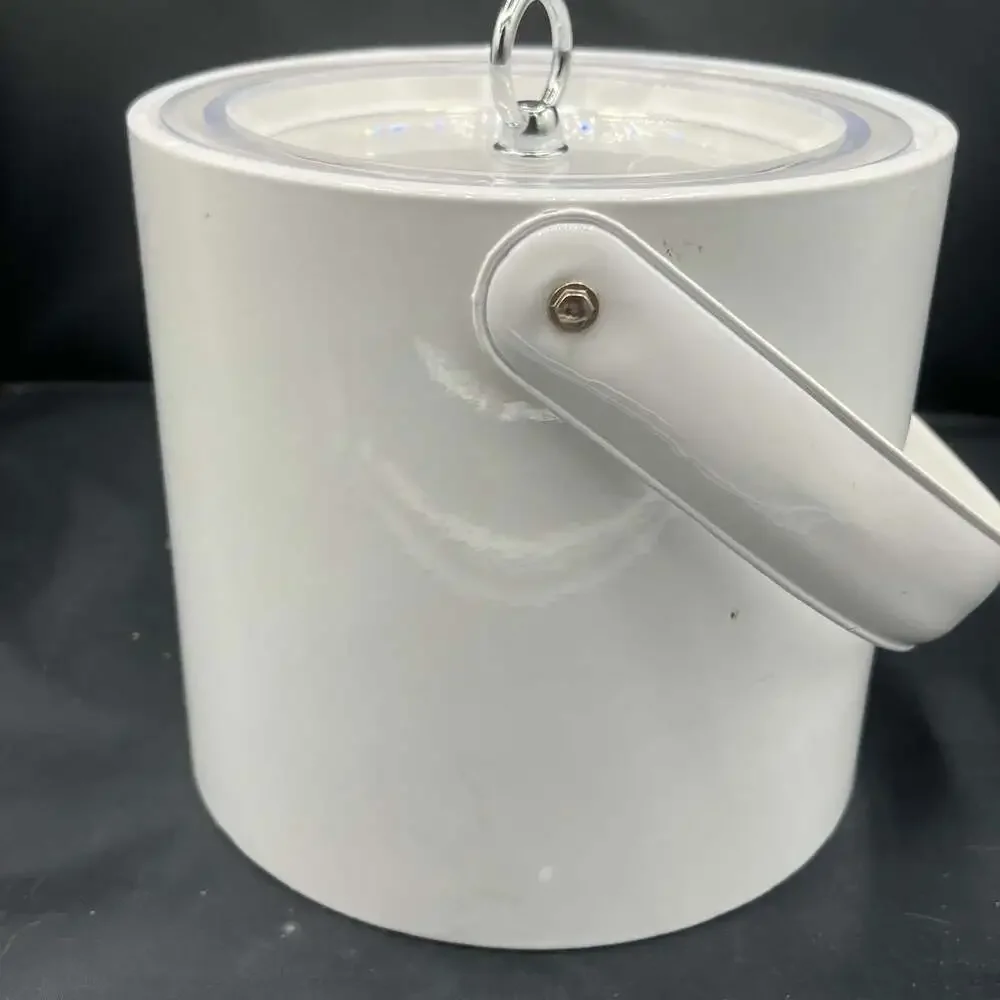 Vintage RARE George  Briard Game Set Match Tennis Ice Bucket MCM Vinyl USA